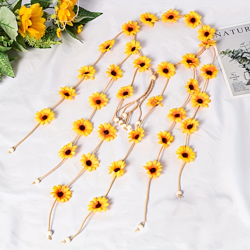 Flower hippie headband, flower – Women'S Accessories In The 70S recenzja i cena