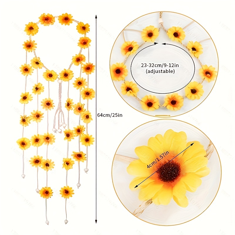 Flower hippie headband, flower – Women'S Accessories In The 70S recenzja i cena
