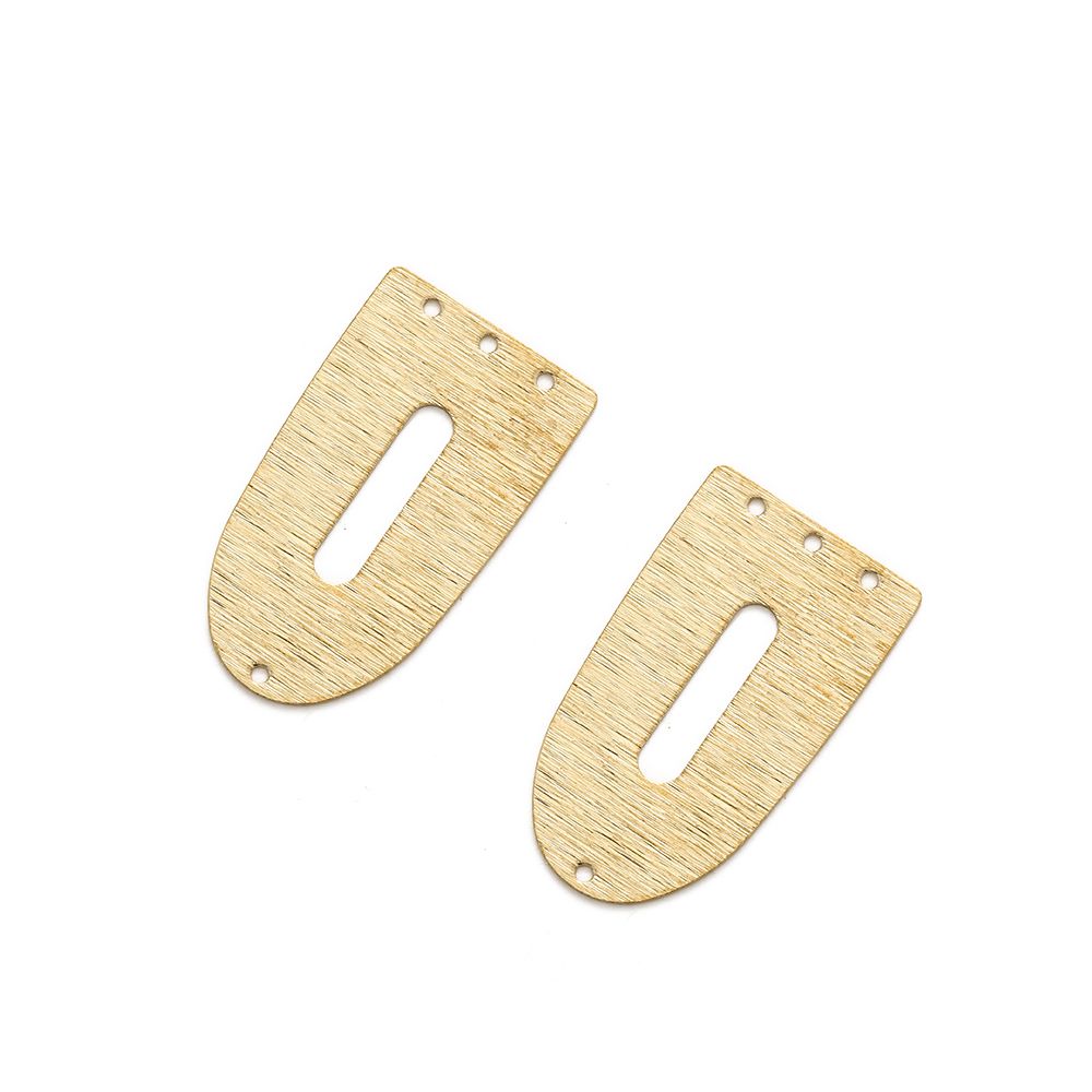 10Pcs Raw Brass Arched 3-Stran – Tassel Earrings Boho recenzja i cena